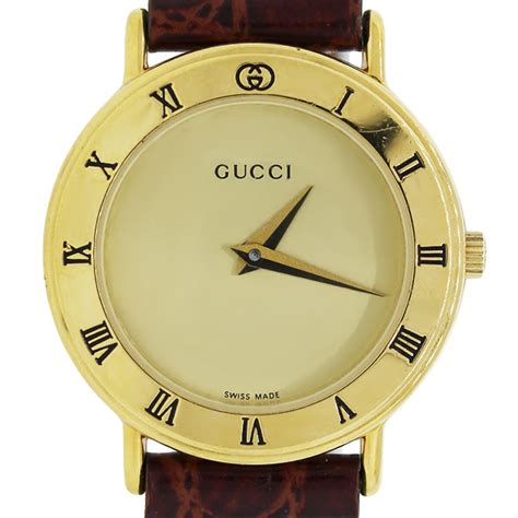 gucci round watch vintage|Gucci watches old models.